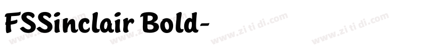 FSSinclair Bold字体转换